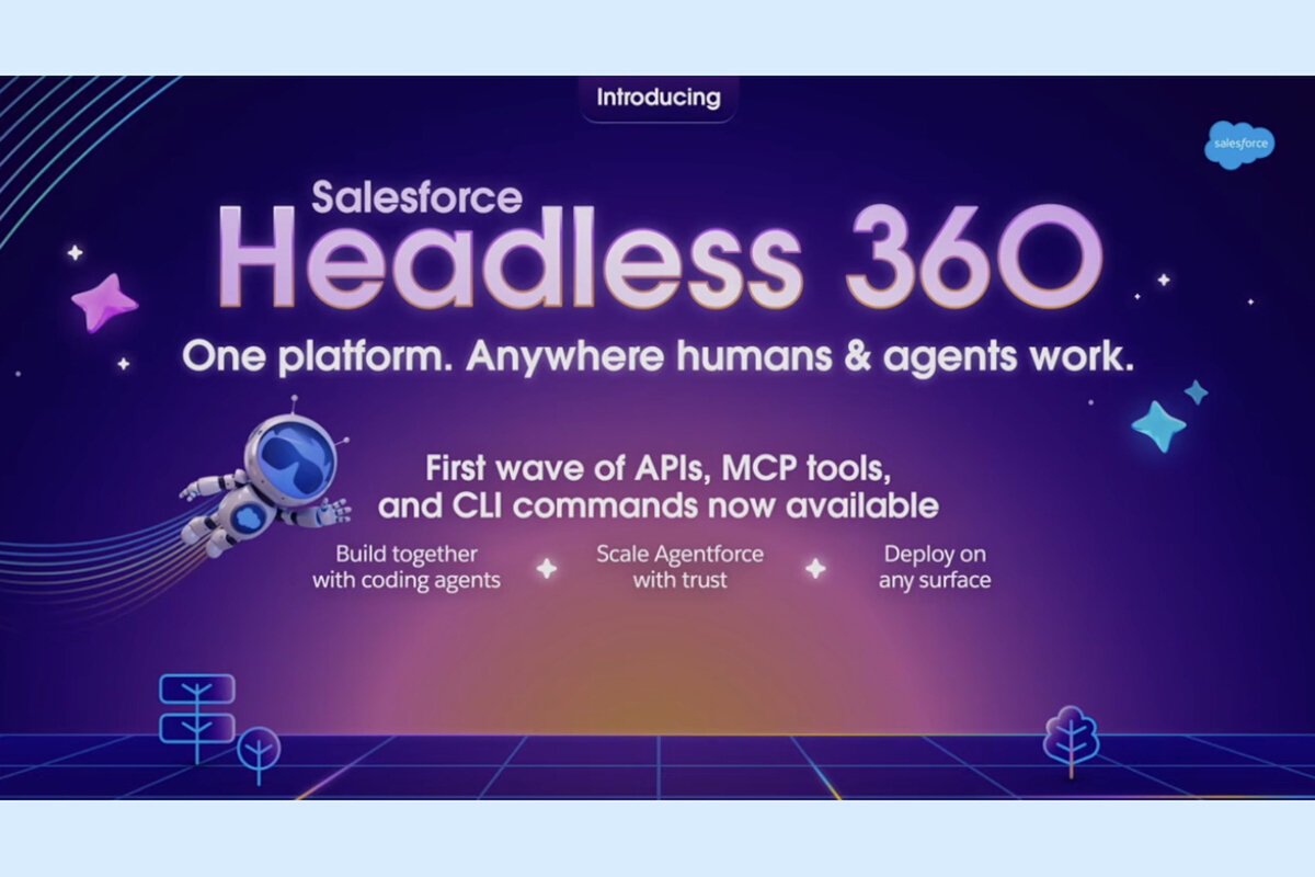 人間もAIエージェントも一緒に使うSalesforceへ　新アーキテクチャ「Headless 360」発表