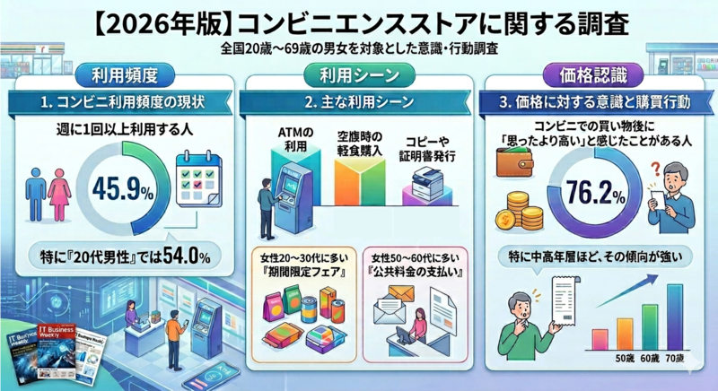 ほぼスーパーで良くない？ コンビニで「思ったより高い」と感じる人76