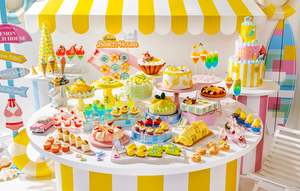 爽やかカラーでビジュ盛れするスイーツビュッフェが超最高♡