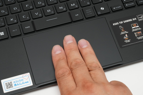 「ASUS TUF Gaming A14 FA401GM」実機レビュー