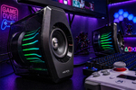 このRGBスピーカー、俺のゲーム部屋に置きたいよ！透明ボディが光りまくる