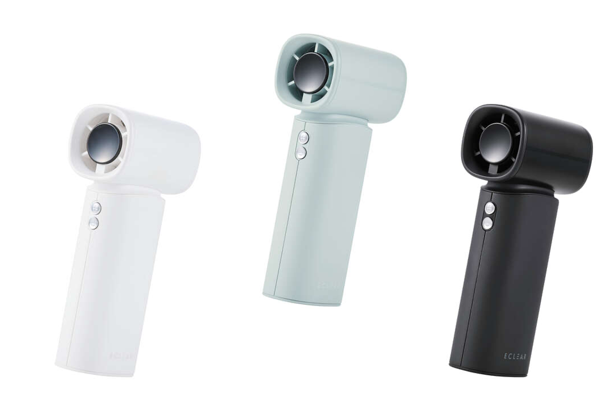 ナトリウムイオン電池搭載コンパクトハンディファン