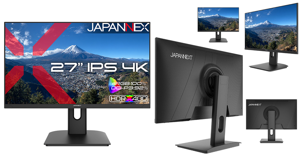 ASCII.jp：JAPANNEXT、27インチ4K液晶モニター「JN-i27U2」を発売開始
