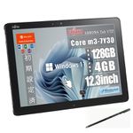 【整備済み品】 富士通 タブレット ノートパソコン ARROWS Tab V727 12.3インチ 中古 タブレット【Windows 11 】【MS Office2019 H&B 搭載 】第7世代 Core M3/ メモリ 4GB / SSD 128GB /無線LAN/HDMI/LTE/タッチペン 付属(整備済み品)