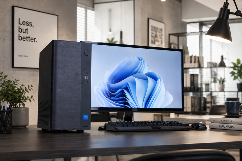 このモダンでコンパクトな箱、ミニタワーPCなんだぜ。おしゃれだろ