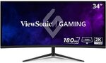 【180Hz対応】仕事もゲームもこれ1台。ViewSonic 34型ウルトラワイド「VX3418C-2K」