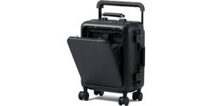 荷物の出し入れが爆速に！ ワンタッチで開くフロント収納付きスーツケース