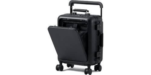 荷物の出し入れが爆速に！ ワンタッチで開くフロント収納付きスーツケース