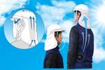 空調ウェアの風、ついに頭へ　ヘルメット内を冷やす新製品