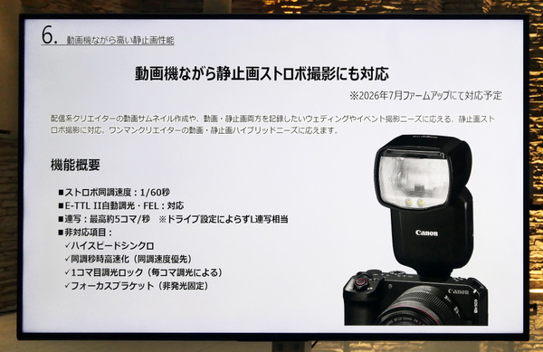 「EOS R6 V」発表会レポート