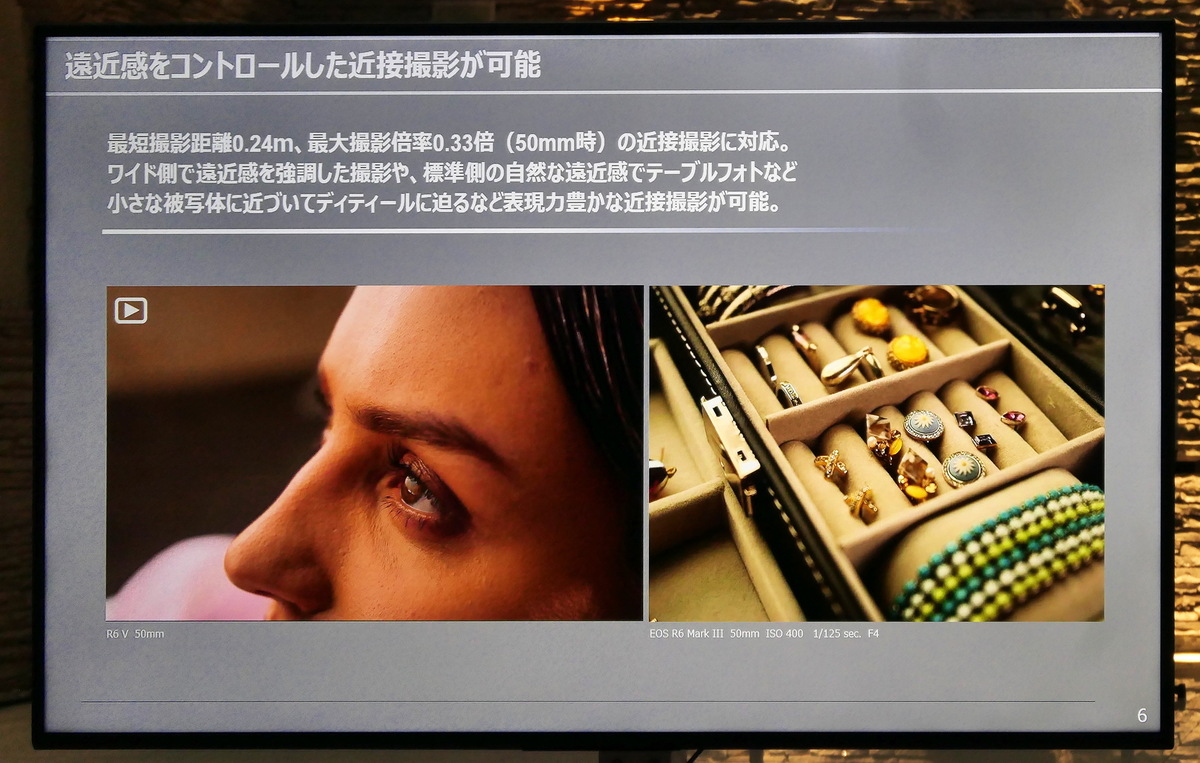 「EOS R6 V」発表会レポート