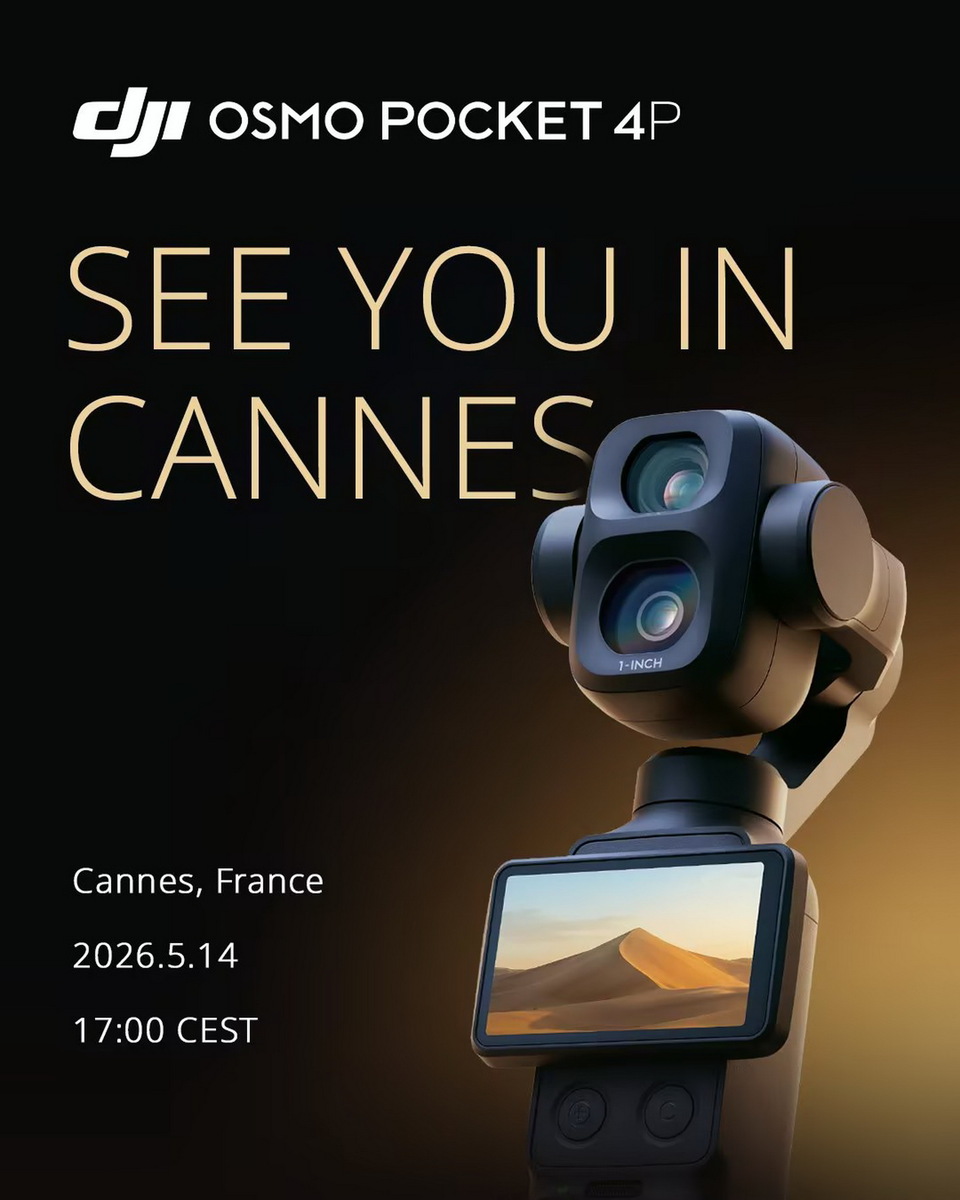 「Osmo Pocket 4P」お披露目