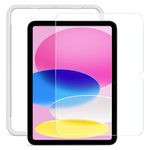 NIMASO ガラスフィルム iPad 第11世代（A16） 2025用/iPad 10.9インチ 第10世代 2022用 衝撃吸収 強化 ガラス 保護フィルム 指紋防止 ガイド枠付き NTB22I574