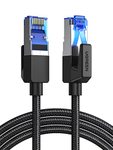 UGREEN LANケーブル CAT8 1M メッシュLANケーブル カテゴリー8 コネクタ 超光速40Gbps/2000MHz CAT8準拠 イーサネットケーブル 爪折れ防止 シールド モデム ルータ PS3 PS4 Xbox等に対応 1M