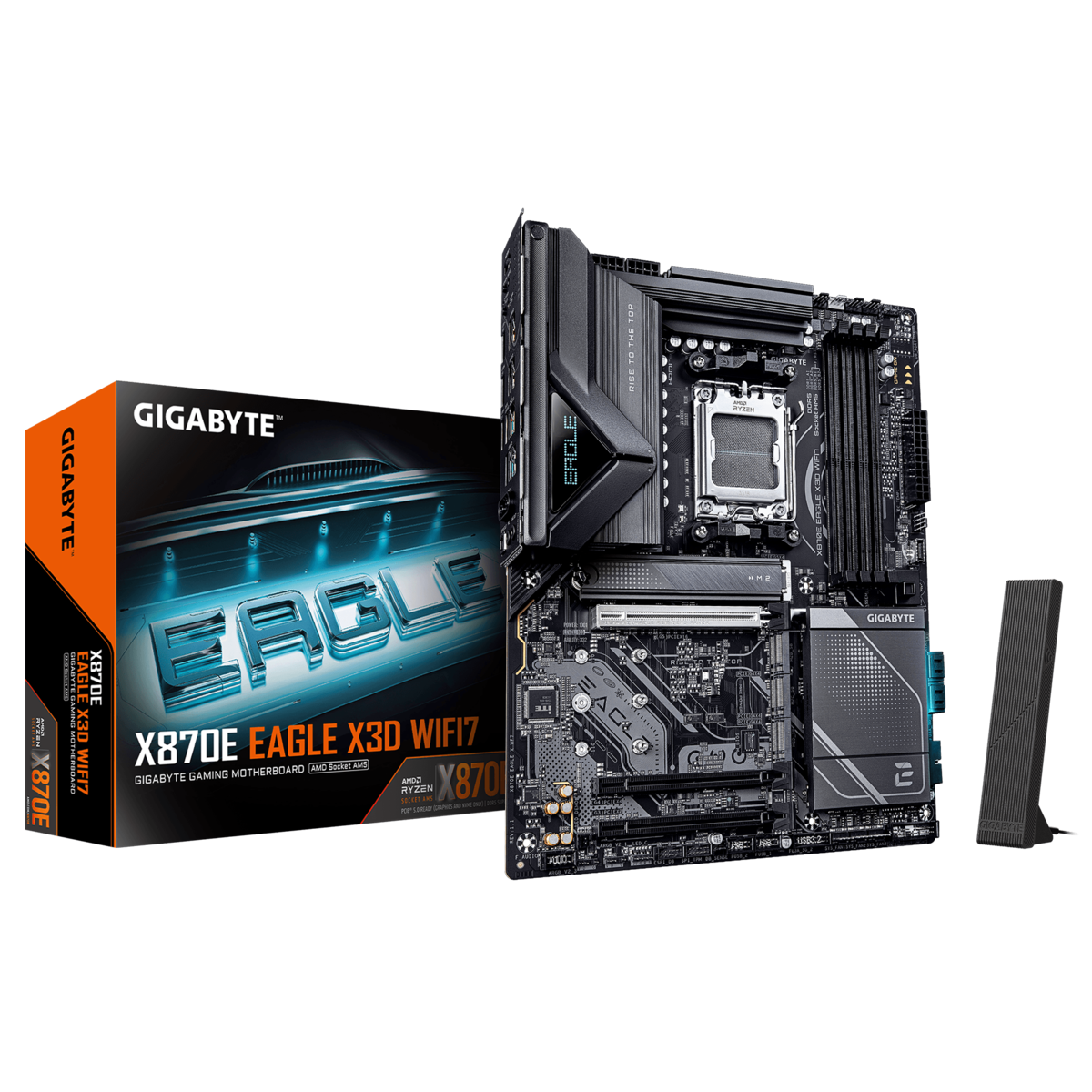 ASCII.jp：GIGABYTE「X870E EAGLE X3D WIFI7」登場、AMD X870E採用で