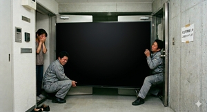 玄関入らないだろコレ！ 98型の超巨大MiniLEDテレビが「全部入り」で約33万円ってバケモノか
