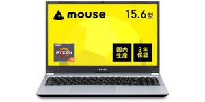 Ryzen 5搭載で、普段使いから仕事まで。有線LANも16GBメモリも入った15.6型mouseが11万円切り！