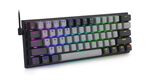 5000円未満でこのコンパクト感！ e元素の60％ゲーミングキーボード、赤軸モデルが手頃すぎる