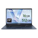【Amazon.co.jp限定】ASUS ノートパソコン Vivobook 15 M1502NAQ 15.6インチ AMD Ryzen 7 170 メモリ16GB SSD 512GB Windows 11 重量1.7kg Wi-Fi 6E クワイエットブルー M1502NAQ-R7165BUW