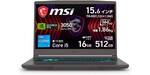 RTX 3050＋144Hz液晶で、ゲーム入門にちょうどいい。MSIのノートPCがタイムセールで12万円台