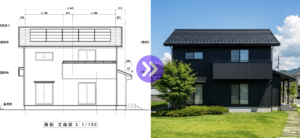 CADのパースや立面図を建築写真化するAIレンダラー「real shot」正式リリース
