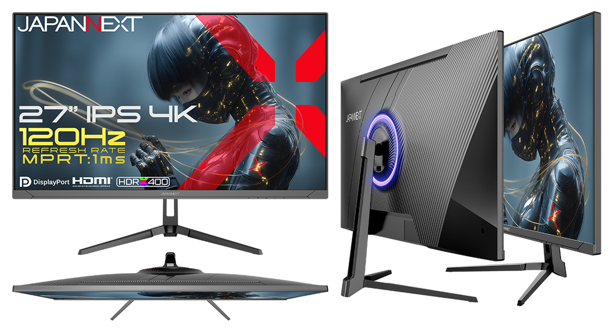 あ*あ様 【再生品・未使用】JAPANNEXT 27インチ 4K ゲーミングモニ ASCII.jp：HDMI 2.1搭載、JAPANNEXTの27型4Kゲーミングモニターが