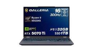 RTX 5070 Ti搭載でガチ性能！ GALLERIAのゲーミングノートは35万円でも納得の高スペック