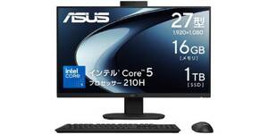 「自宅はやっぱり大画面PCが楽」ASUS 27型液晶一体型が15万円台