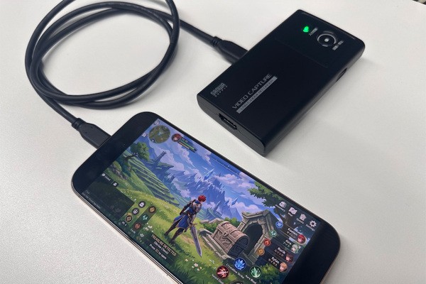 パソコン不要のビデオキャプチャー、Type-Cだけでサクッとスマホ録画が便利過ぎる！