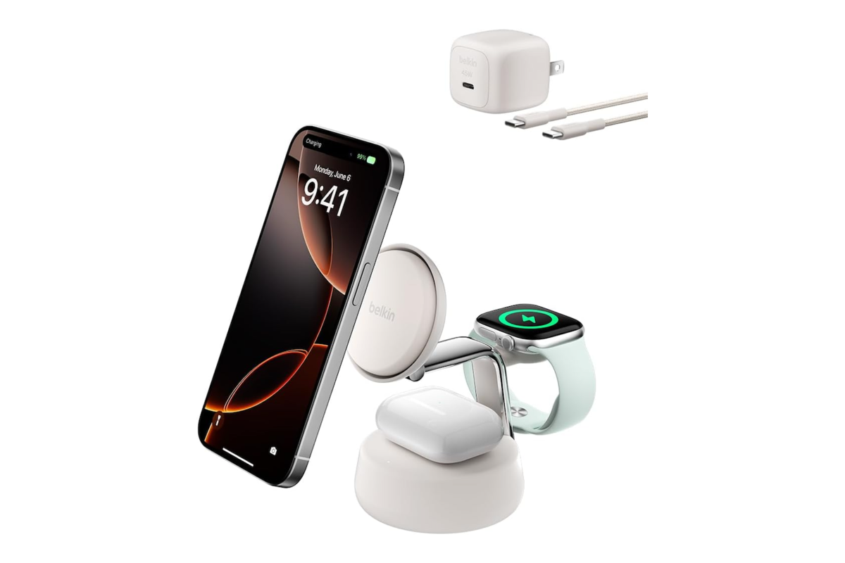 iPhoneもApple WatchもAirPodsも“置くだけで全員集合”！ Belkinの充電スタンドが便利すぎる