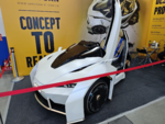 3輪だけど速そう！ 台湾のデザイン会社が作った、やけに未来的な3輪EV