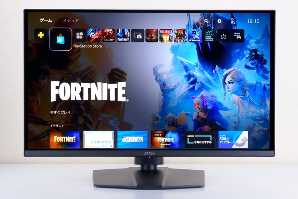 PlayStation 5(PS5)に接続して4K/120HzおよびVRRで動作可能なMAG 272UP QD-OLED E16
