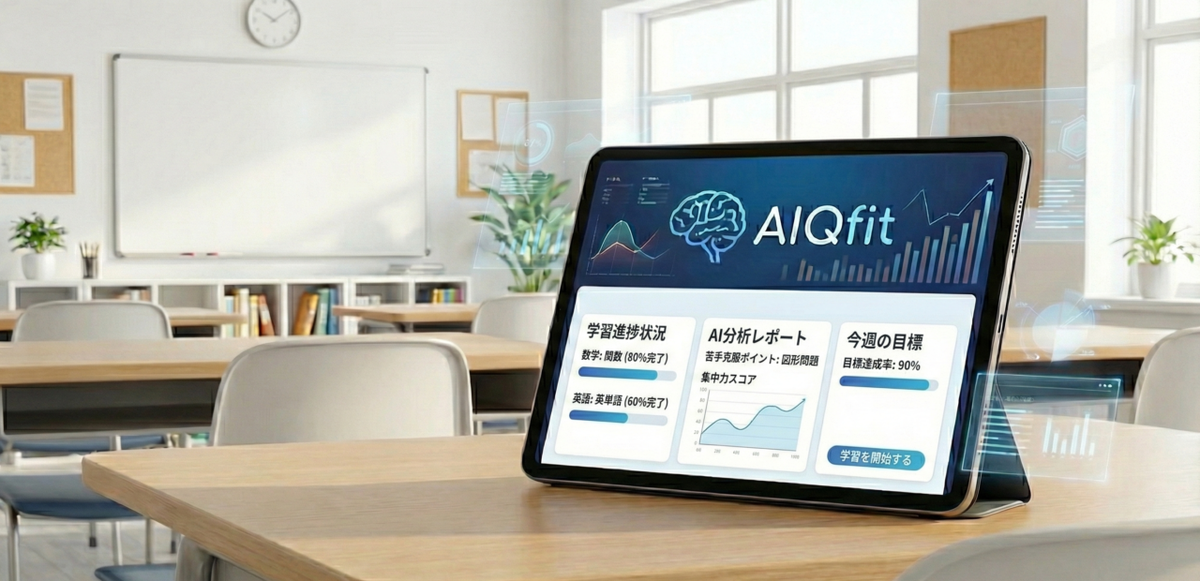 学習塾における生徒への合理的配慮をAIで支援、次世代AI教材パッケージ「AIQfit」提供開始