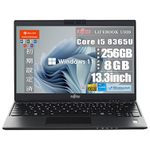 【整備済み品】富士通 LIFEBOOK U939 13.3型 フルHD モバイルノートPC Core i5-8265U メモリ8GB SSD256GB Windows11 Office2019搭載 1920×1080 無線LAN対応 カメラ搭載 初期設定済み 軽量薄型 ビジネス 学習 在宅ワーク