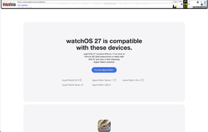 アップル「Apple Watch 9」切り捨ては誤り　watchOS 27対応へ