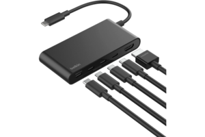 MacBookの端子不足に終止符！ BelkinのUSB-Cハブ、4K出力も100W給電もいける