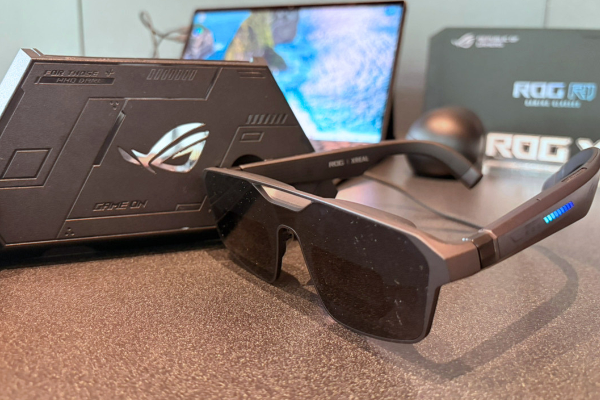 240Hz対応・ラグなしの428インチ巨大スクリーン! ゲーミングARグラス「ROG XREAL XR1」が登場