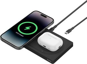 BelkinのMagSafe充電器がコスパ良好　iPhoneとAirPodsを1台で充電