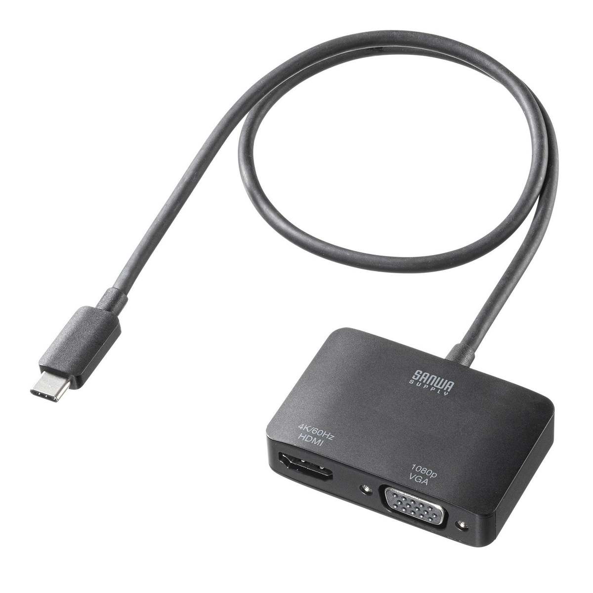 USB Type-CでHDMI+VGAの2画面出力を実現、「AD-ALCMST2HV」登場