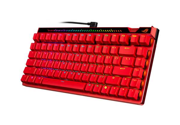 ASCII.jp：真っ赤なROGキーボード登場 「Falchion Ace 75 HE」に新色