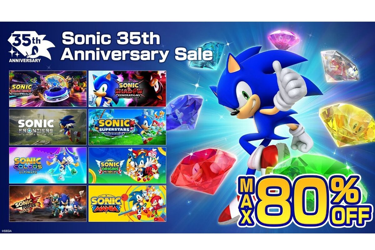 『ソニックレーシング クロスワールド』が初の50％オフ！セガがSteamで「ソニックフランチャイズセール」を開催中