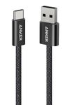 Anker Zolo USB-C & USB-A ケーブル 1.0m ブラック USB-IF認証 高耐久ナイロン素材採用 iPhone 17 / 16 / 15 / Galaxy Google Pixel 各種対応