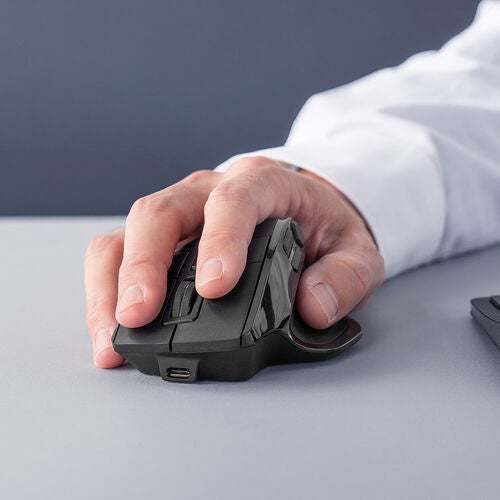 液晶ディスプレイ搭載のエルゴノミクスマウス登場 Bluetooth対応「400