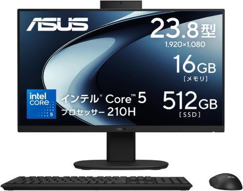 Amazonタイムセールで13万円台。HDMI入力搭載のASUS 23.8型一体型PC