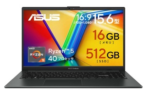 Ryzen 5＋16GBメモリで8万円台！ ASUSのノートPC「Vivobook Go 15」が日常使いにちょうどいい