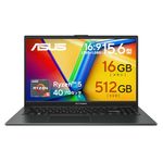 【Amazon.co.jp限定】ASUS ノートパソコン ASUS Vivobook Go 15 E1504FA 15.6インチ AMD Ryzen 5 40 メモリ16GB SSD 512GB Windows 11 バッテリー駆動 14.7時間 重量 1.63kg Wi-Fi 6E Webカメラ内蔵 ミックスブラック E1504FA-R5165BLAM