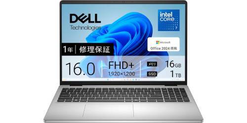 メインPCを選ぶならCore 7・16GB・1TB搭載が鉄板。Dellの16型ノートが