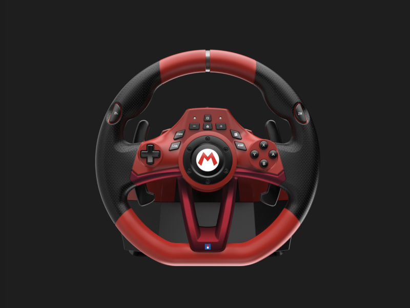 マリカーするならこれだな。「マリオカート レーシングホイール DX for