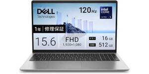 AI対応ノートPCが13万円台。Core Ultra 5と120Hzディスプレイ搭載のDell 15.6型が15％オフ