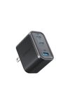 Anker Nano Charger (70W, 3 Ports) ブラック【 PD対応/PSE技術基準適合/折りたたみ式プラグ】iPhone 17 / 16 / 15シリーズ / Air MacBook Windows PC iPad Galaxy Android スマートフォン ノートPC 各種 その他機器対応